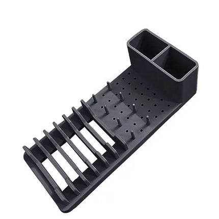 Foldable Non-slip Dish Drying Mat Multipurpose Silicone Tableware Drying Rack Storage Holder Anti-scald Coaster Kitchen Utensils