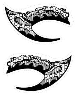 Leopard Lace Eyeliner Sticker Reusable Double Eyelid Line Sticker Waterproof Eye Makeup Self-adhesive Eyelid Sticke Makeup Tools