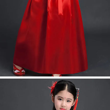 Autumn Two-piece Set Kids Hanfu Cosplay Tang Girl Suit Dance Costume Baby Outfits Ancient Girls Clothing Hanfu Children Suits