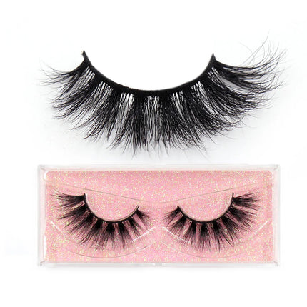 LEHUAMAO 3D Mink Lashes Makeup Eyelashes Fluffy Natural long fake lashes Full stripe reusable False Eyelash Extension 1 Pair