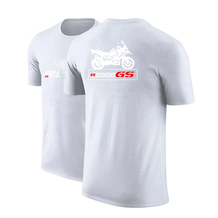 2023 New Men Motorcycle R 650 800 1150 1200 GS Adventure T-shirt Regular Short Sleeve Positioning Printing O Neck Tee Tops