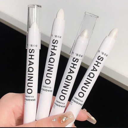 Pearlescent Matte White Eyeshadow Eyeliner Pencil Waterproof Glitter Eyes Shadow Makeup Pigment Silkworm Beauty Eyeshadow Pen