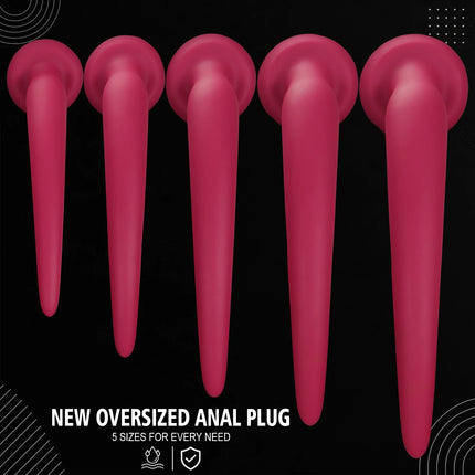 New 25.98 Inch Long Anal Plug Silicone Buttplug Huge Anal Dildos for Women Men Vaginal/Prostate Massage Sigmoid Stimulation 18+