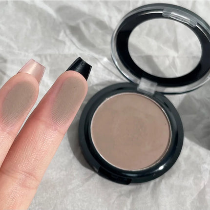 3D Nose Shadow Matte Cement Gray White Face Contouring Press Powder Natural Brightening Highlighter Face Bronzer Contour Makeup