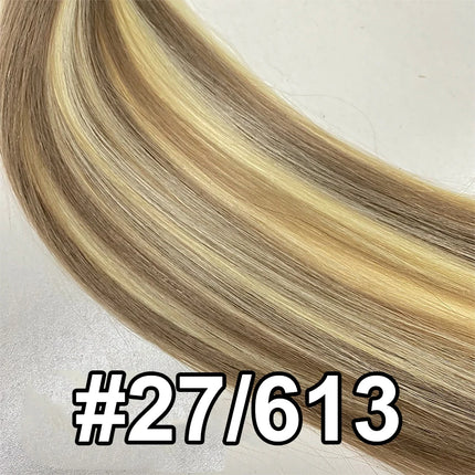 100% Real Human Vietnamese Hair Extensions no Weft Honey Blond Hair Bulks Virgin Hair Straight Weaving Hair for Braiding