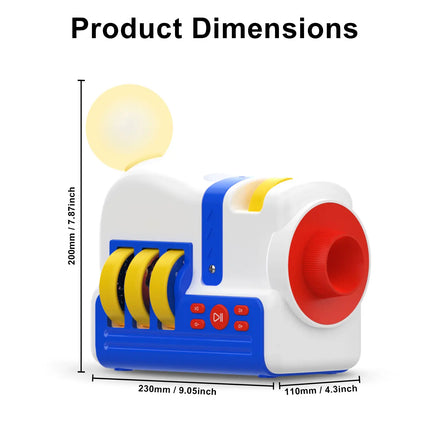 Story Projector for Kids 4K HD Kids Story Projector With 32 Stories 2-in-1 Night Light and Story Projection with Audio Narration