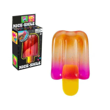 Needoh Fuzz Ball Smile Soft Jellyfish Squish Squeeze Toy Stress Anxiety Relief Stress Sensory Waterproof Water Play Sensory Toy
