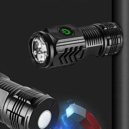 Ultra-bright  Rechargeable LED Pen Clip Mini Flashlight Handheld Torch Portable Waterproof Lamp for Nigh Work Emergency Camping