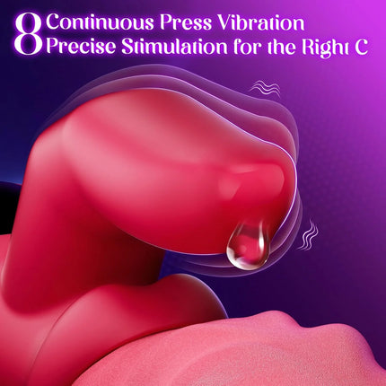 2 IN1 Wave Thrusting Dildo Vibrator for Women G Spot Rabbit Vibrators Clit Stimulator Female Masturbator With LED Adult Sex Toys