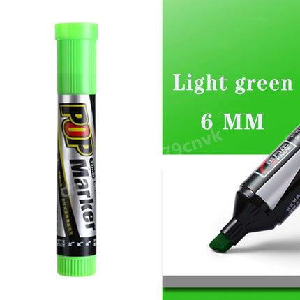 POP Waterproof Paint Permanent Sketch Graffiti Refillable Markers Pen Drawing Poster Manga Office School Art Stationery Supplies
