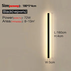 Black  L180cm / Warm White (3000K)