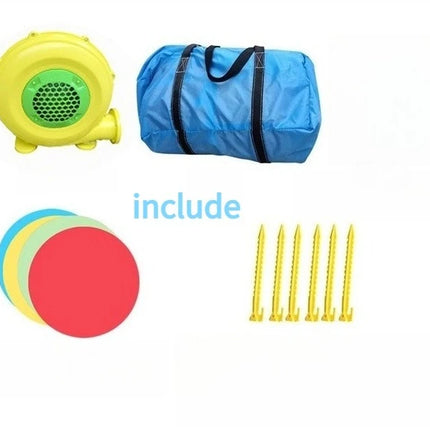 White Bounce House For Kids 4*3*2.6M Bouncy House White For Children Inflatable Jumping Castle With Blower Slide 5-8 Kids