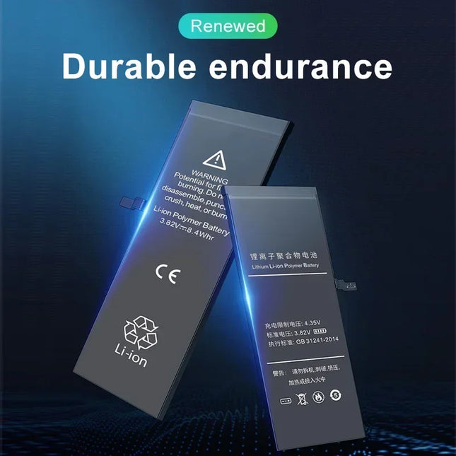 Battery For  iPhone 6 6S 5 5S SE 6P 6SP 7 7Plus 8 8Plus X XR XS 11 SE2 4 4G 4S Pro MAX Replacement Batteria + Free Tools