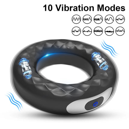 Vibrating Penis Ring Cock Ring for Men Remote Control Chastity Cage Penis Vibrator Ejaculation Delay Adult Goods Sex Toy for Men