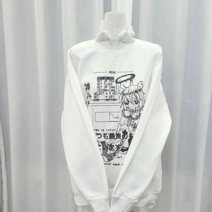Women's Sweatshirt printed seriesprint  Loose new style  Anime cultural clothes and Round neck fashionable and unique style