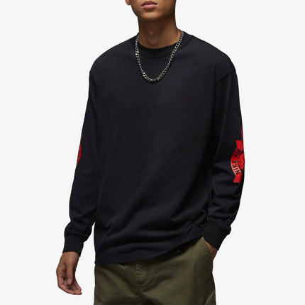 Nike Official Authentic JORDAN Men's Skin-Friendly Round Neck Long Sleeve Retro T-Shirt IB3135-010