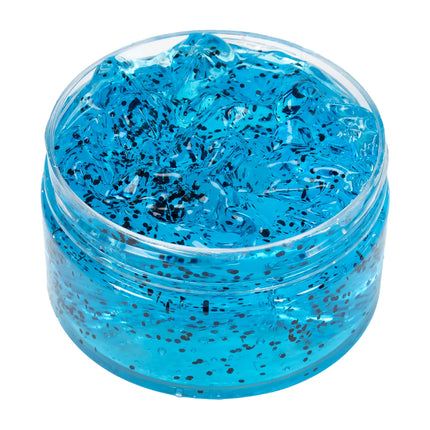 120ml DIY Scented Clear Glitter Slime Kit, Stretchy & Non-Sticky Crystal Slime Pack for Kids Teens, Ideal Anti Stress Toys