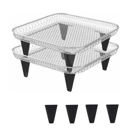 4/6/8Pcs Air Fryer Silicone Feet Steam Protector For Dehydrator Racks Tabs Silica Gel Tray Bumpers Dewatering Rack Buffer Pad
