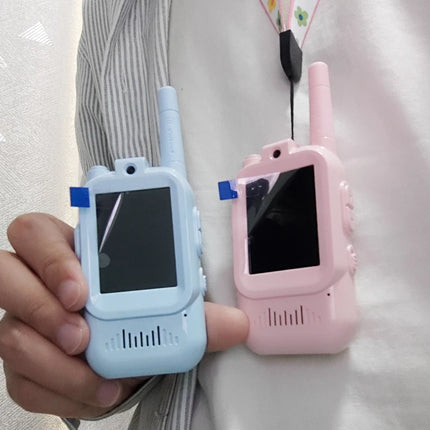Video Walkie Talkies for Kids 2 Pack Rechargeable Toddler Toys for Indoor Camping Travel Birthday Gfits for Kids Ages 3-12