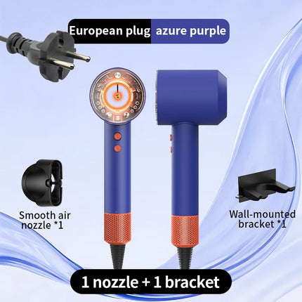 HD16 High Power Negative Ion Hair Dryer with High Speed and No Blades  Silent and Quick Drying Portable Suitable for Home