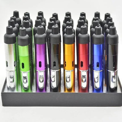 Mini Portable Aromatherapy Lighter Multifunction Smoking Pipes  with Volcanic Stone Metal Tobacco Pipes Cigarette Smoking Gift