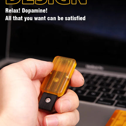 Amber PEI Material Magnetic Beat Slider Adult Gifts EDC Autism Sensory Toys ADHD Hand Spinner Anxiety Stress Relief Fidget toys