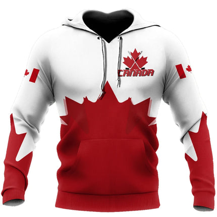 2025 Canadan Flag 3D Printed Harajuku Men Hoodies Women Canada Hoodies Sweatshirts Y2k Clothes Streetwear Oversized Pullovers