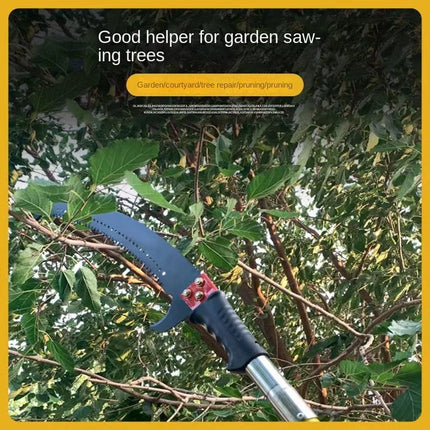 Double Hook Segmented Multi Section Extended Combination Pole Insulated High Branch Saw Garden Tool Thick Branch Pruning Saw