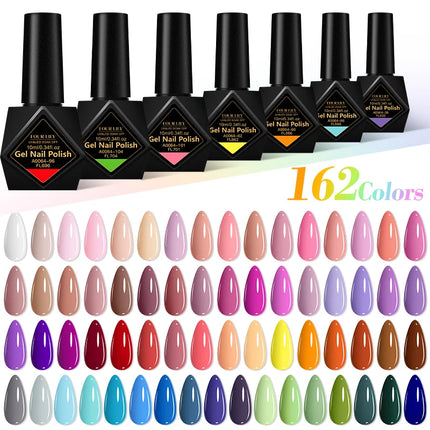 10pcs 10ml Gel Nail Polish Set HEMA TPO Free Red Coffee Brown Semi Permanent Soak Off UV Gel Varnish For Winter Nail Supplies