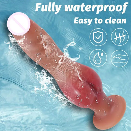 Anal plug dildo leather bag style dildo size can be selected vaginal anal universal masturbator prostate massager Sex toy 18+