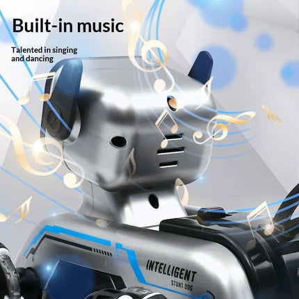 In Stock Intelligent Remote Control Stunt Robot Dog Eight Wheel Electric Mechanical Robot Electronic Pet For Outdoor Hobbyists