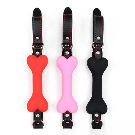 Open Mouth Gag Soft Silicone Dog Bone 18+ Slave Sex Toy BDSM Bondage Flirting Mouth Plug Ball Adult Exotic Games Accessories