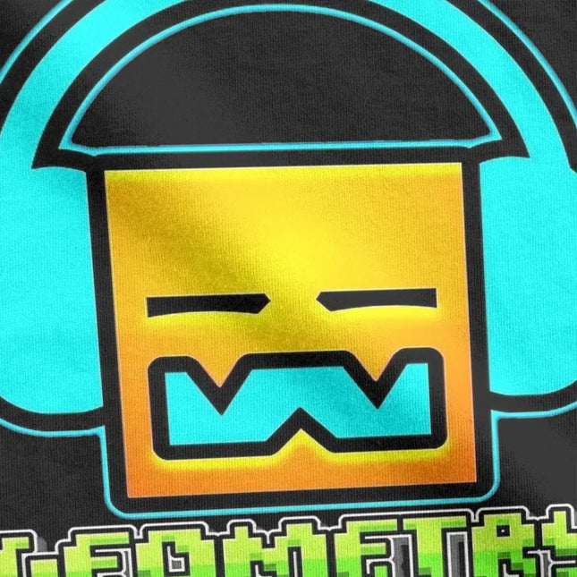 Geometry Dash T-Shirt - 100% Cotton Gaming Tee for Men & Women
