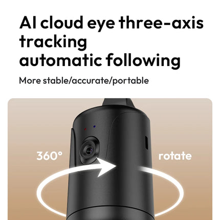Smart Auto Tracking Phone Gimbal YT20 Foldable 360° Rotation Selfie Mount with Face/Object Tracking for Vlog/Live Stream