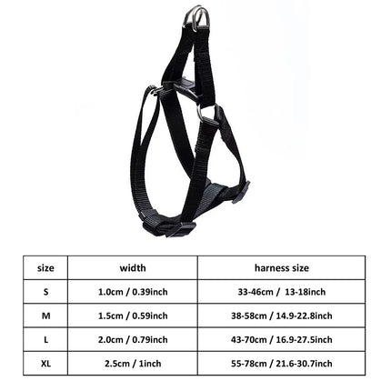 Dog Harness Dog Vest Strap Adjustable Triangular Breathable Nylon Harness Dogs Puppy Cats Pet supplies