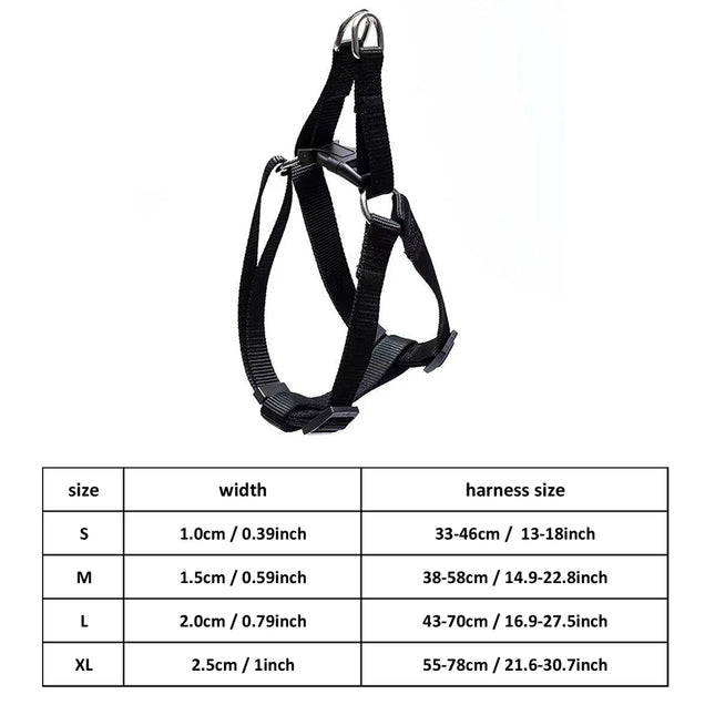Dog Harness Dog Vest Strap Adjustable Triangular Breathable Nylon Harness Dogs Puppy Cats Pet supplies