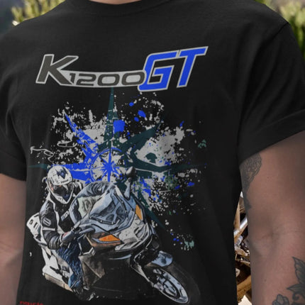 26@EY B.MW K 1200 GT T Shirt Luxury Sport Tourer Motorcycle Tee Inline Four Grand Tourer Rider Top For B.MW Motorrad Fans Comfor