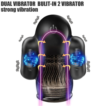 Glans Vibrator Trainer Male Delay Ejaculation Lasting Trainer Vibrator  Penis Sex Toy for Pleasure Remote Control Masturbation