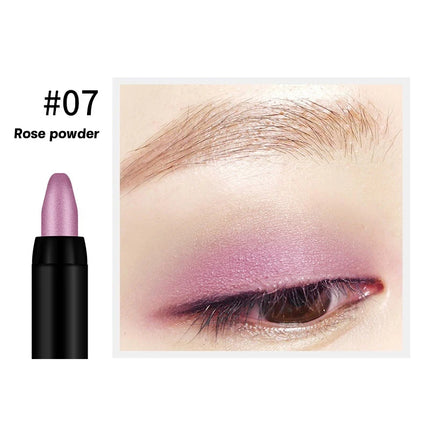 1Pc Pearlescent Eyeliner 15 Colors Waterproof Long-Lasting Non-Smudge Glitter Eye Makeup for Smokey Eyes
