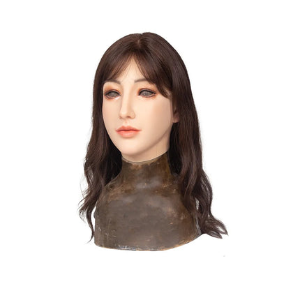 High-Quality Silicone Face Masks Crossdresser Fake Faces Drag Queen Stage Performance Cosplay Crossdressing Sissy Transgender