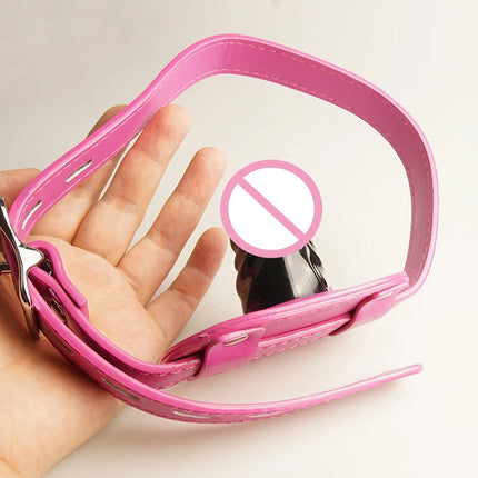 Silicone Dildo Penis Mouth Gag Insertable,Slave Ball Gags Deepthroat Bondage Restraints,Sex Toys for Couples,Adult Games