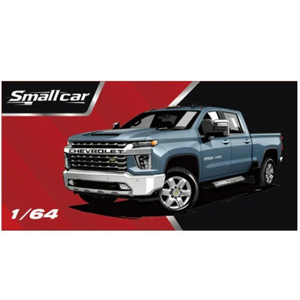 Small Car Diecast 1:64 Scale Silverado Pickup Truck Alloy Car Model Static Collection Decorated Holiday Gifts Toys