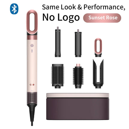 7 in 1 Multi Hair Dryer StylerHS09 Auto-Curling Barrel Hot AirBrush Soft Straightening BrushNegative Ion Fast Dry NozzleGift Box