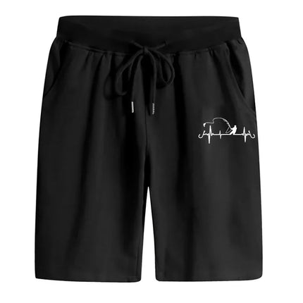 Summer Men's Short Sportswear Printing Casual Short Trouser Outdoors Fitness Jogging Sports Man Shorts Daily Street Half Pants