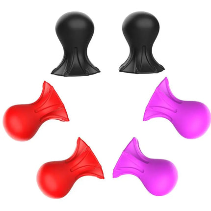 1Pair Nipple Sucker Enlarger Vacuum Stimulate Clit Clip Breast Pump Adult Sex Toys For Women Intimate Pleasure Tools