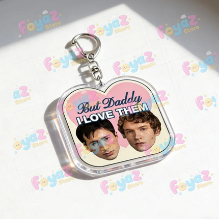 Heated Rivalry Stamp Shane Hollander Ilya Rozanov / 1221 / 1410 / I'm Coming To The Cottage / We Didn't Even Kiss Keychain