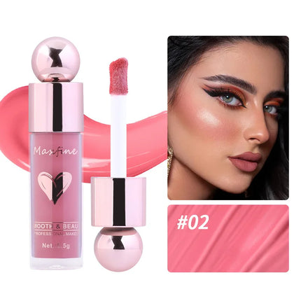 Highly Pigmented Matte Liquid Blush Long Lasting Non Fading Smooth Festival Stage Makeup Blush