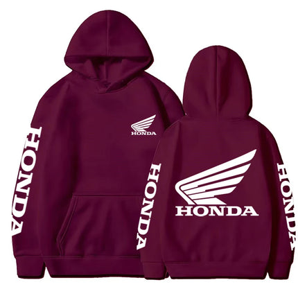 Honda Motorcycle Racing Team Competition 2025 New Men's Hoodie Spring and Autumn Fashion Outdoor Women's Sports Shirt