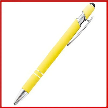 200 Pcs Light - Metal Capacitive Universal Touch Screen Stylus Ballpoint Pen Writing Stationery Office Gifts Free custom Logo