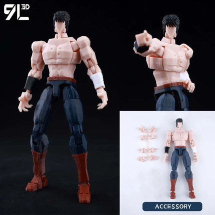 9L3D Printed Deadpool Wolverine Anime Characters Lucky Dummy 13 Action Figures Multi-Jointed Movable Shapeshift Mannequin Toys